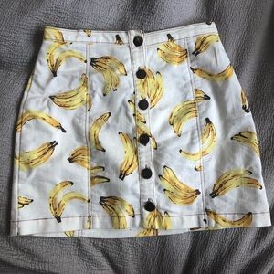 Urban Outfitters Banana Skirt